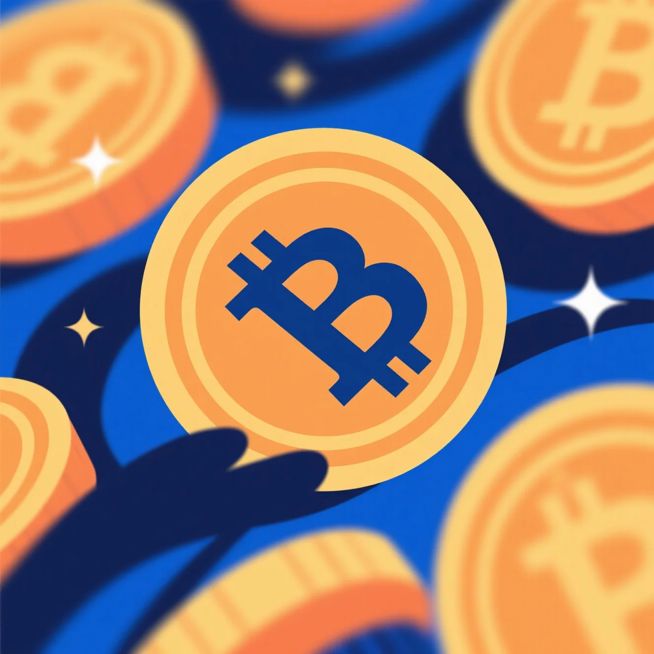 Bitcoin investment illustration