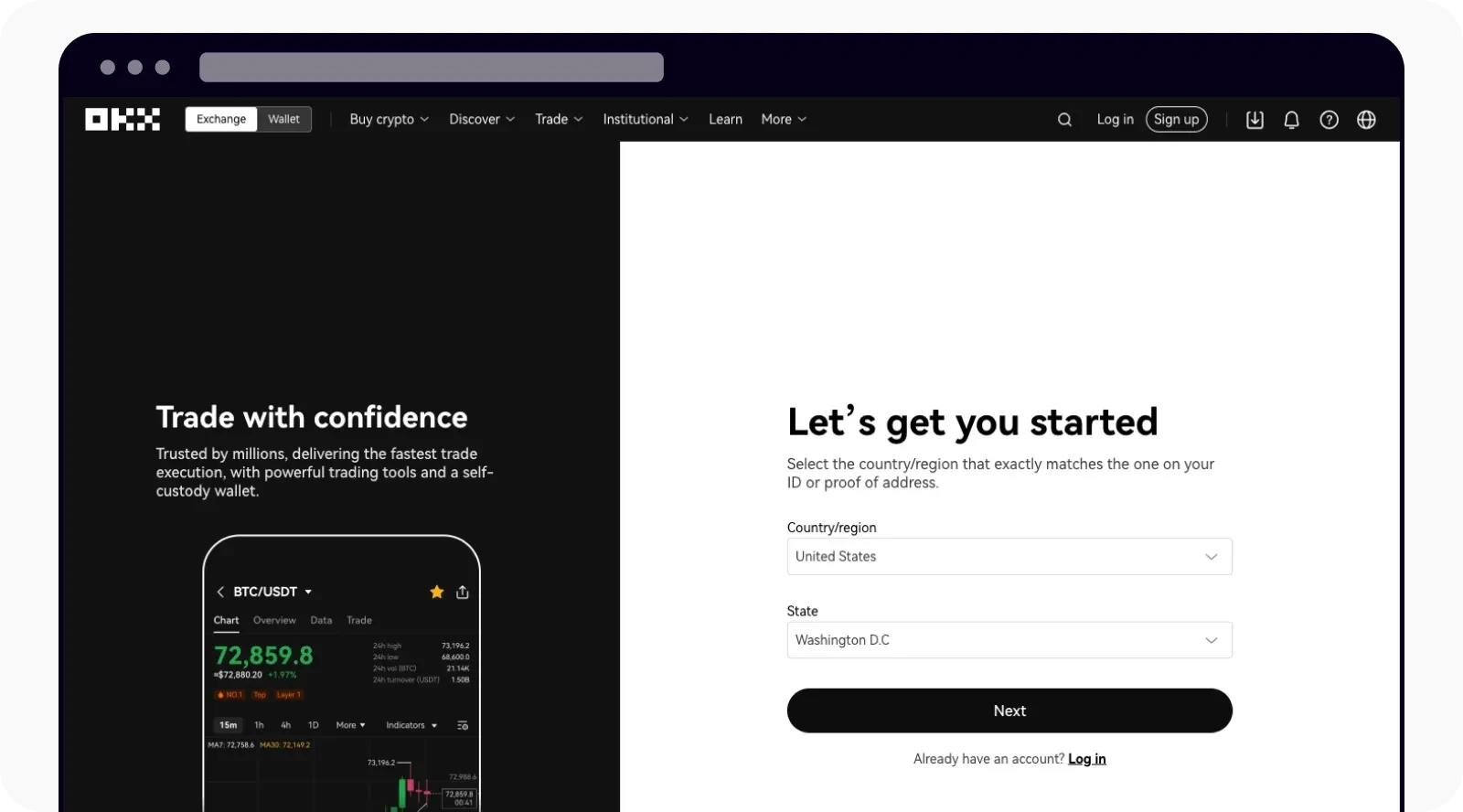 Click Register Button